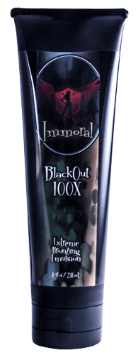 Immoral BlackOut Extreme Bronzing Tanning Lotion